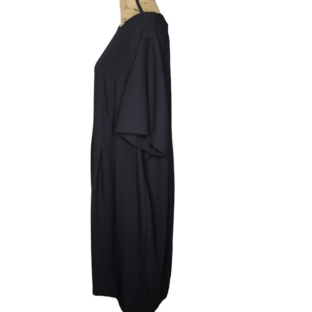 Vintage 90s Black Wednesday Sheath Dress - Picture 2 of 13